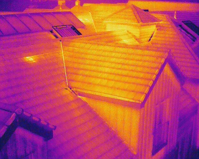 Thermal Imaging Roof Survey Image Kettering